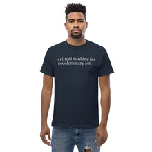 Load image into Gallery viewer, &quot;Critical thinking&quot; heavyweight tee