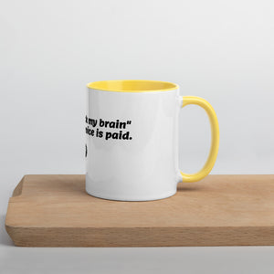 Invoice Mug with Color Inside