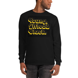 Unisex Long Sleeve Shirt - Young, Gifted & Black