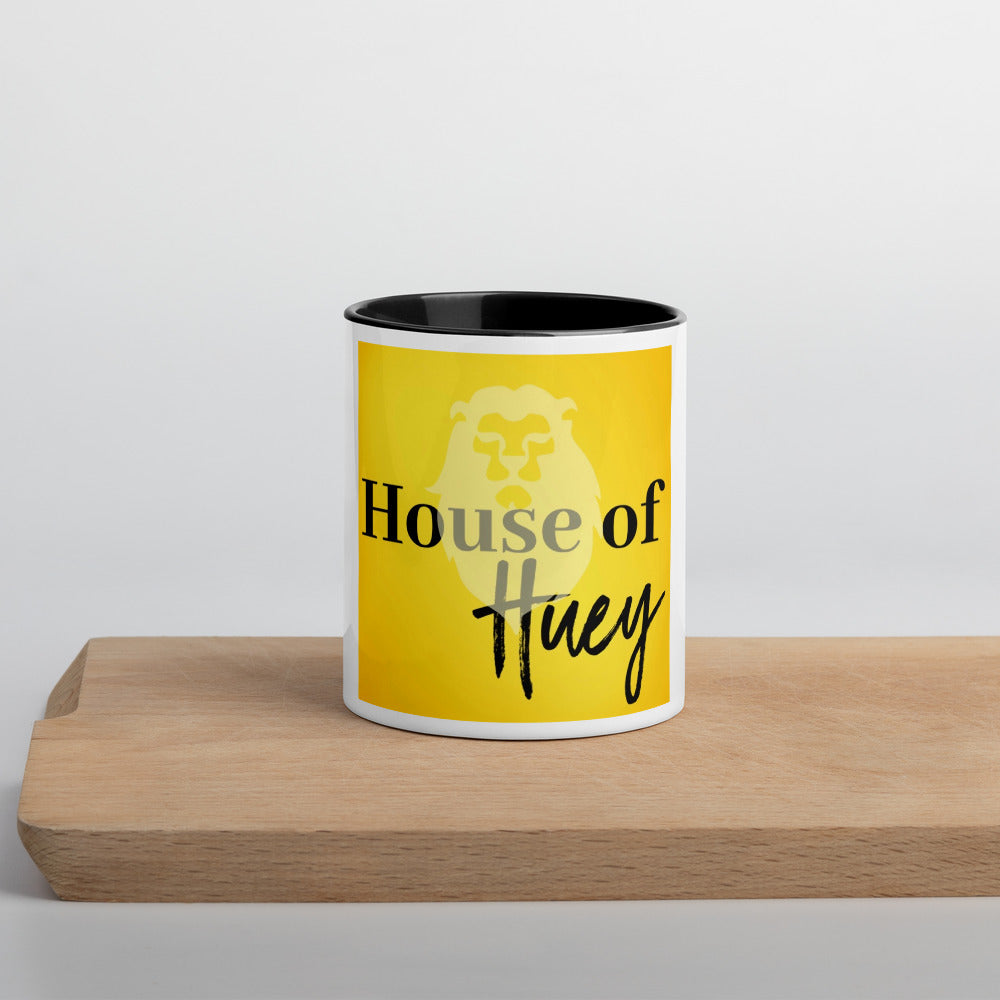 Signature House of Huey Mug with Color Inside