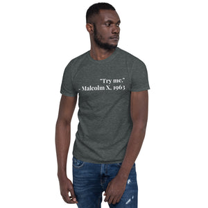 Short-Sleeve Unisex T-Shirt, Malcolm X